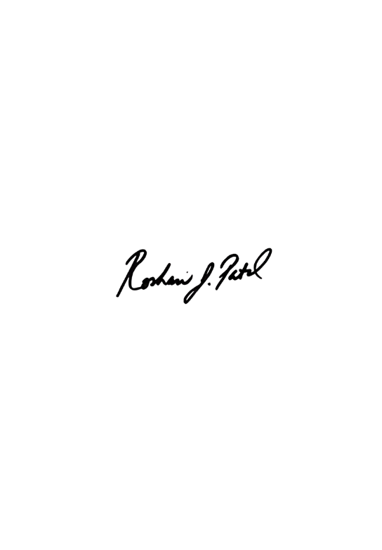 Roshani Patel Signature